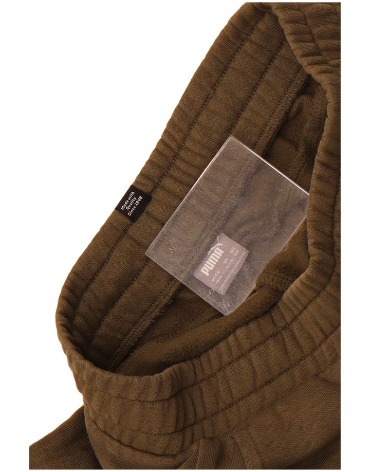 Puma Pantalon de Survêtement Garçon 11-12 ans Kaki Polyester