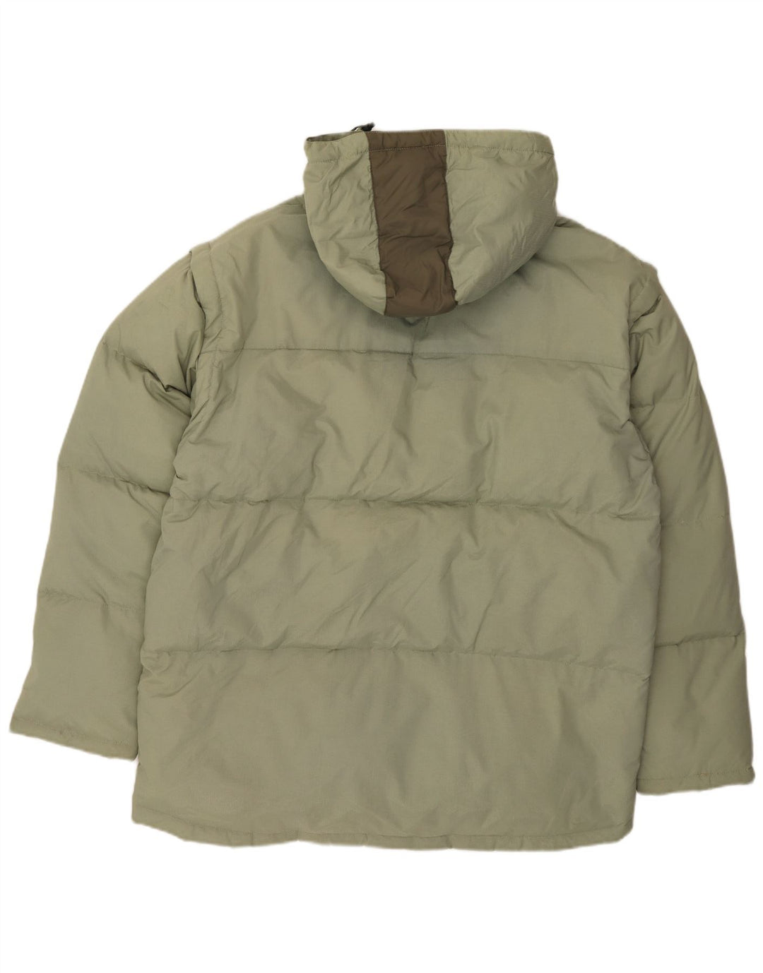 Fila Veste matelassée à capuche pour hommes UK 44 2XL Vert Polyamide