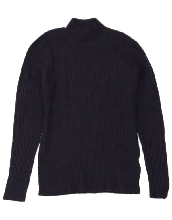 Marks & Spencer Pull col roulé pour femme UK 12 Bleu marine moyen