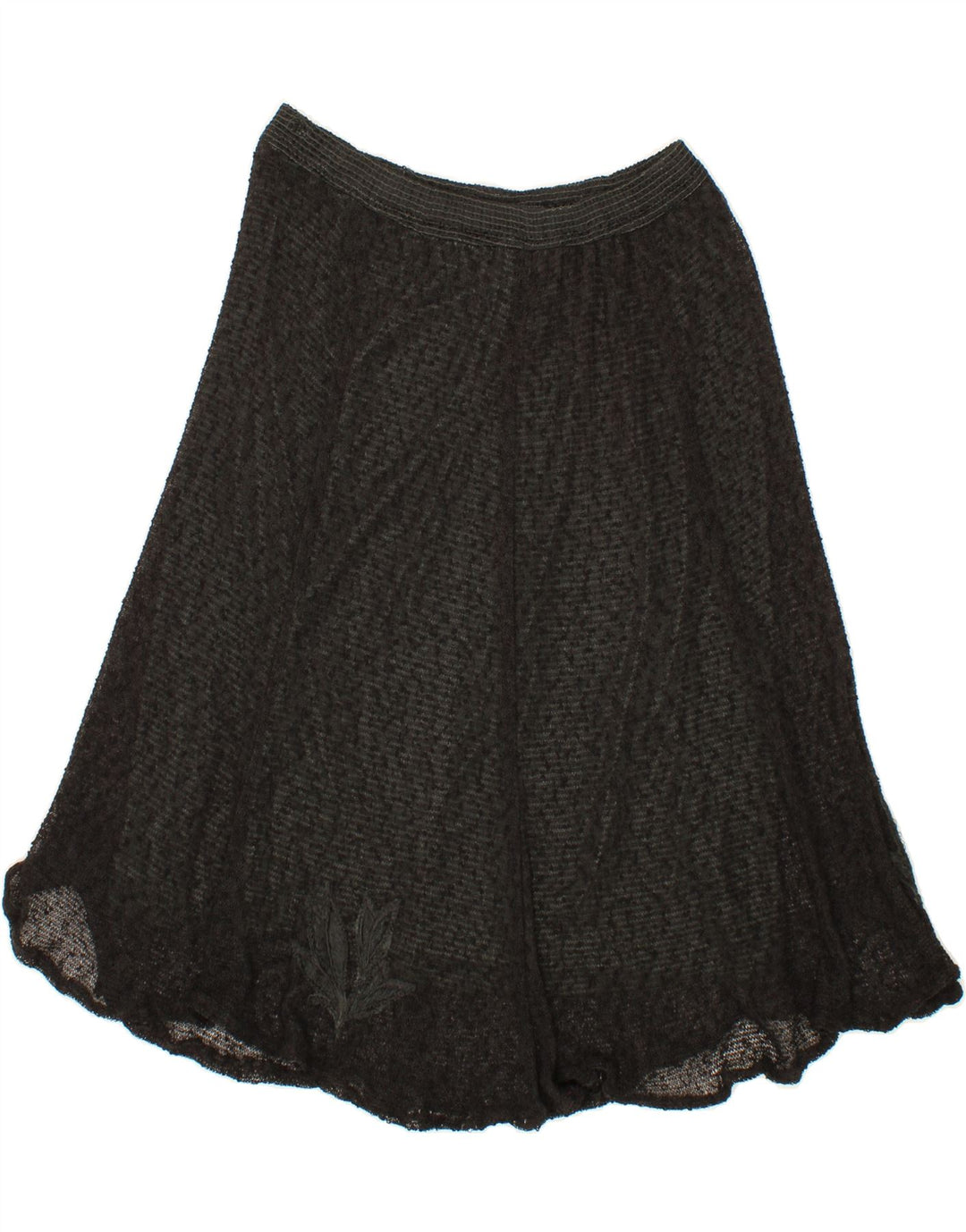 VINTAGE Womens A-Line Skirt W30 Medium Black Vintage Vintage and Second-Hand Vintage from Messina Hembry 