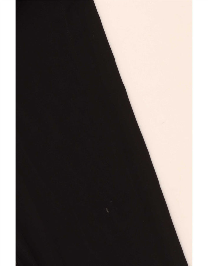 Zara Robe longue à manches longues pour femme UK 12 Noir moyen