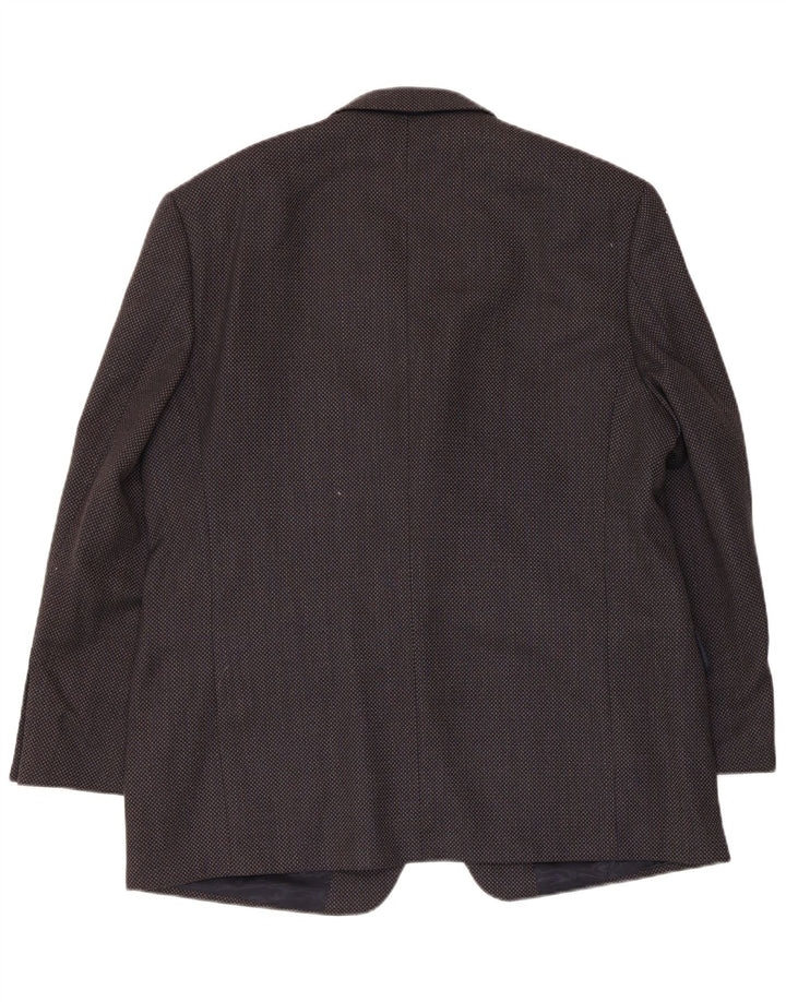 Marks & Spencer Veste blazer à 3 boutons pour homme UK 44 XL Bleu marine Laine vierge