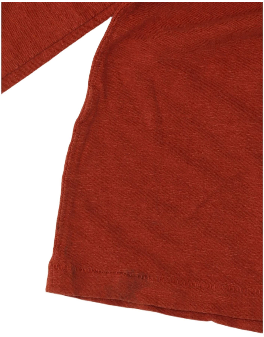 Fat Face Haut Homme Manches Longues Orange Moucheté