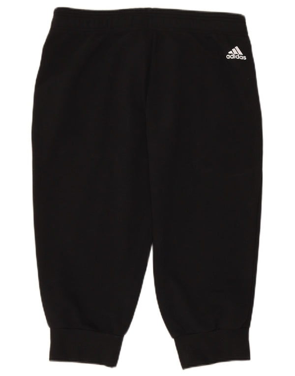 ADIDAS Pantalon de survêtement graphique pour femme UK 12/14 Noir moyen