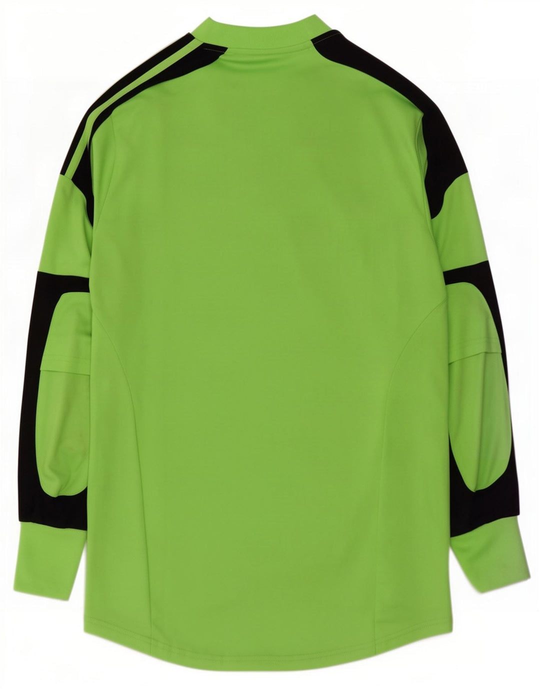 Adidas Hommes Climacool Haut À Manches Longues Vert Moyen Colorblock Polyester