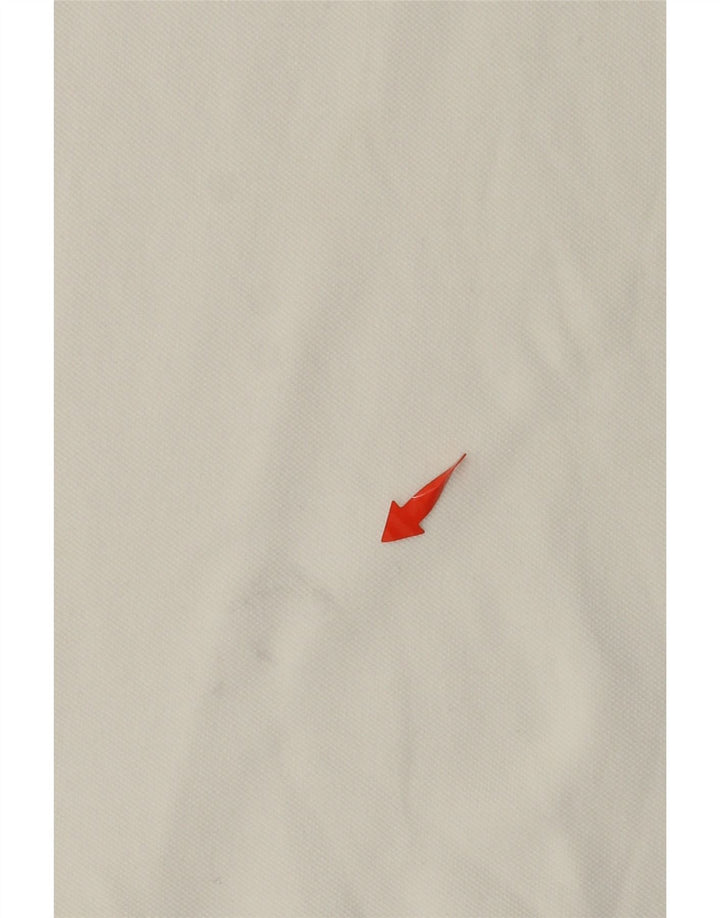 ADIDAS Polo Homme Blanc Moyen Coton