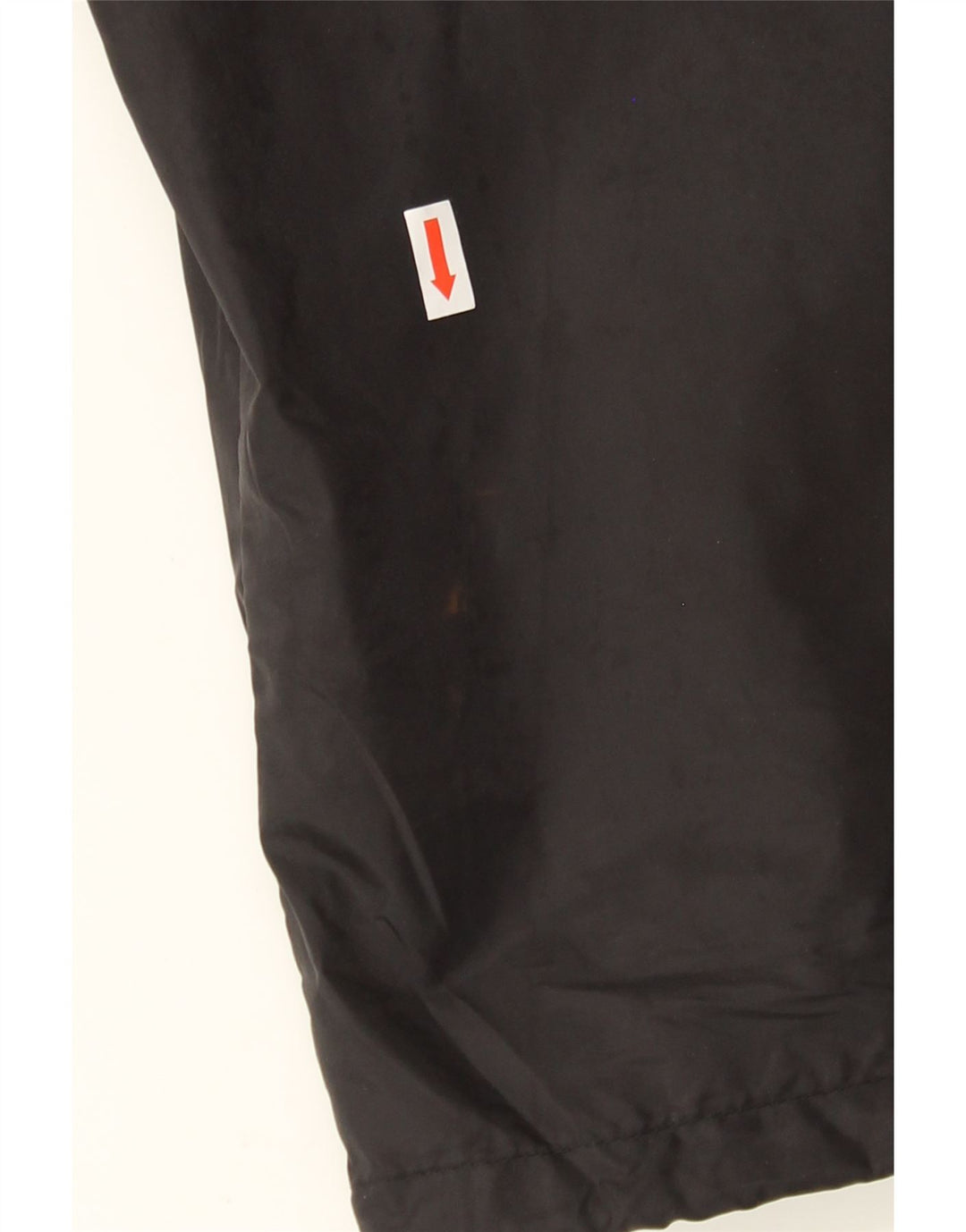 CHAMPION Mens Graphic Hooded Rain Jacket UK 42 XL Black Polyamide Vintage Champion and Second-Hand Champion from Messina Hembry 
