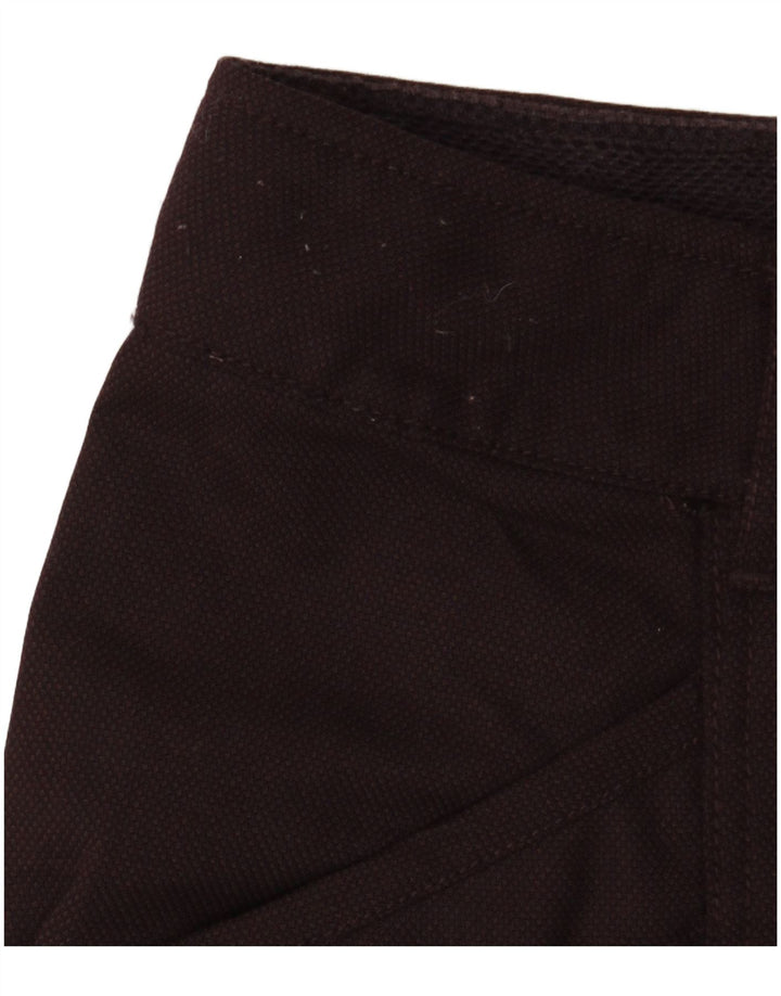 DIESEL Short décontracté taille haute W28 en laine marron moyen pour femme