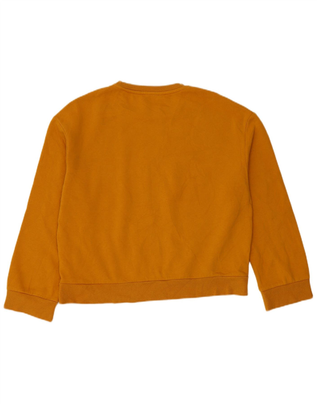 Zara Sweat-shirt surdimensionné pour femme UK 10 Petit coton orange