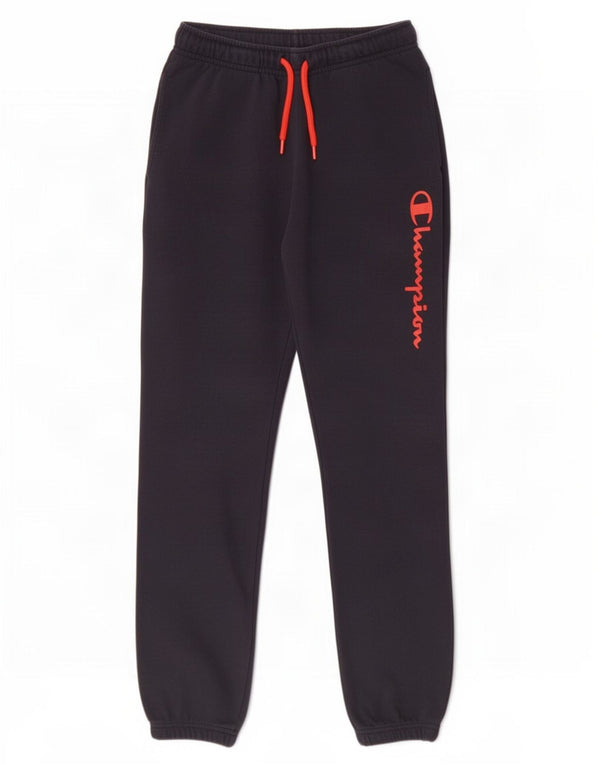 Champion Pantalon De Survêtement Garçon Joggers 9-10 Ans Bleu Marine Moyen