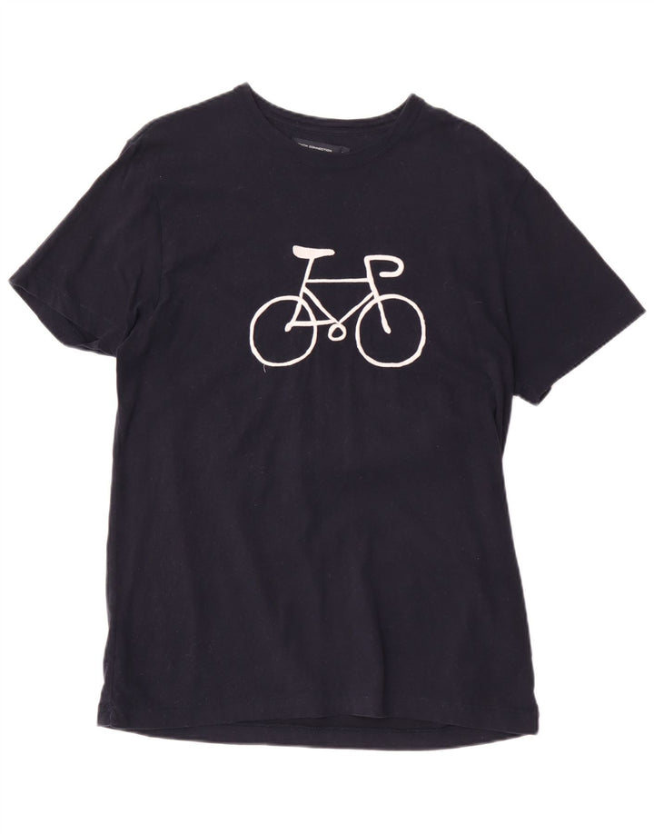French Connection T-Shirt Regular Fit Graphique Homme Bleu Marine Moyen