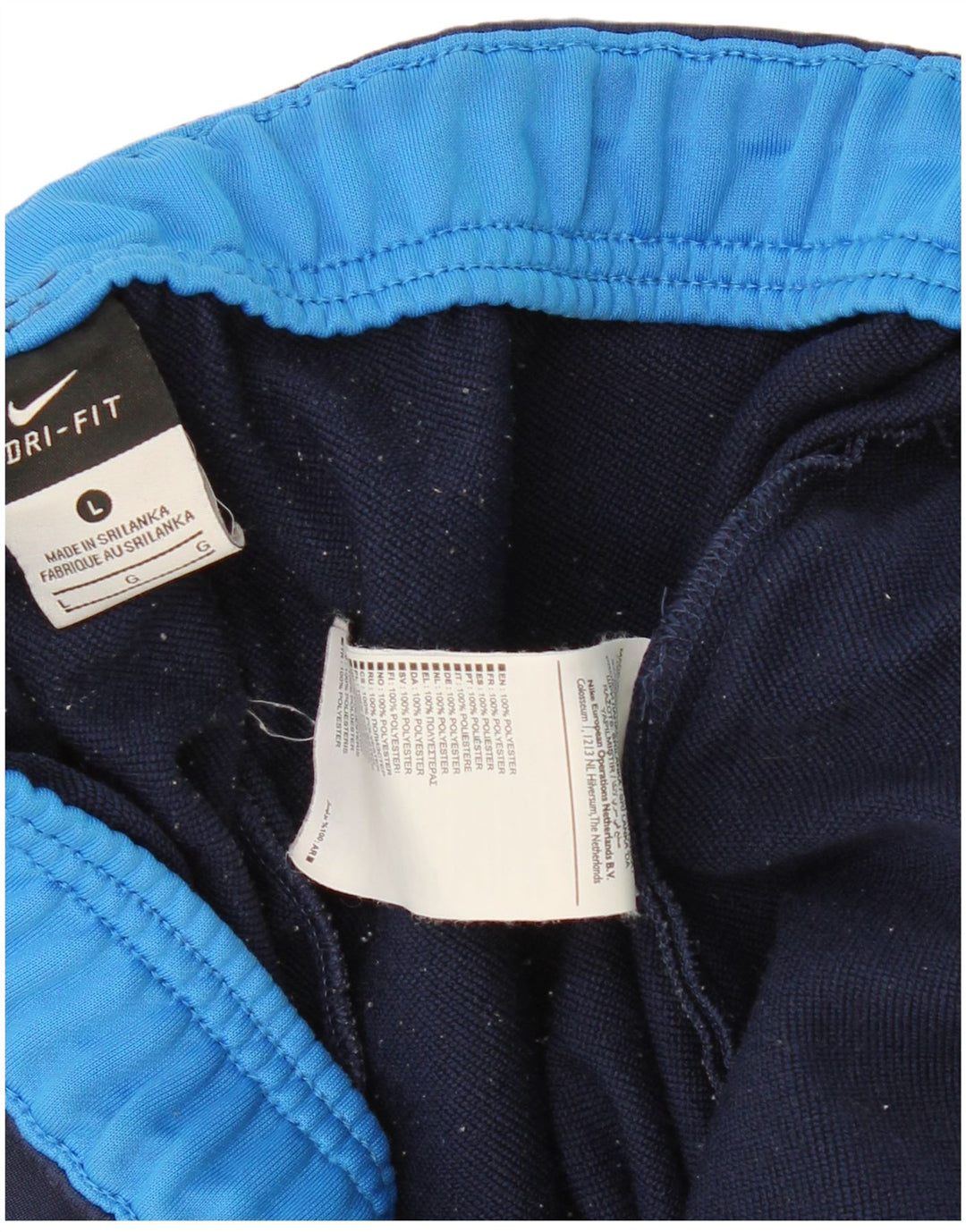 NIKE Pantalon de survêtement Dri Fit pour hommes, grand, bleu marine, polyester