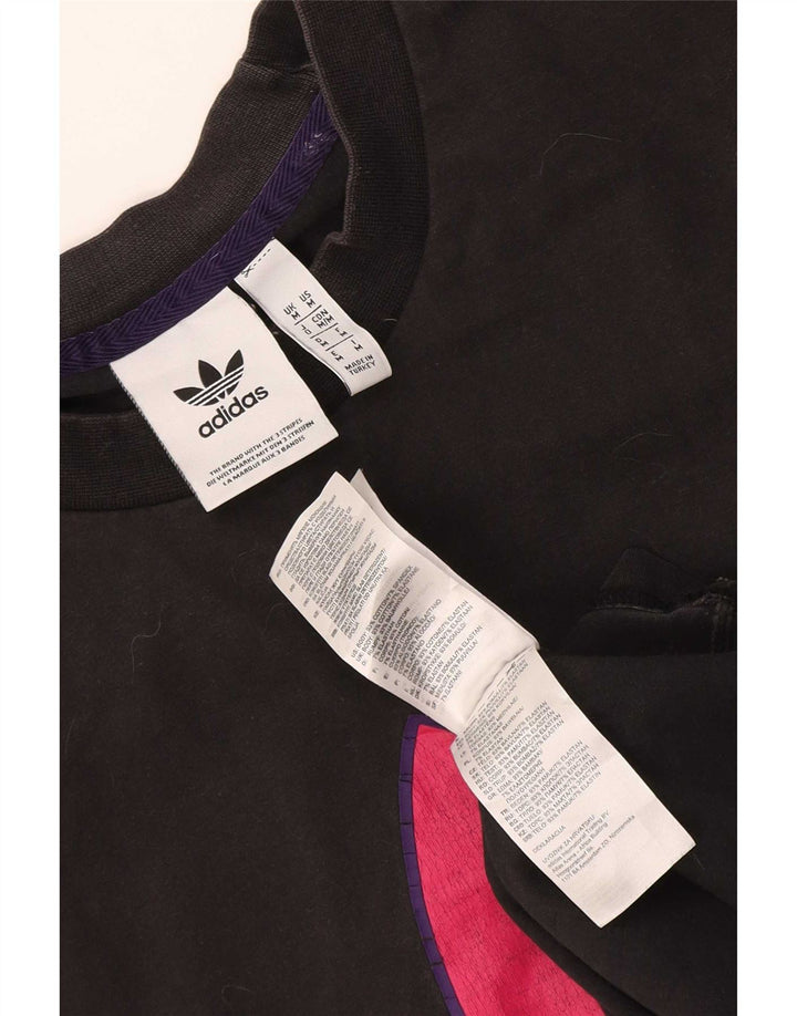 Adidas T-shirt graphique pour homme en coton noir moyen