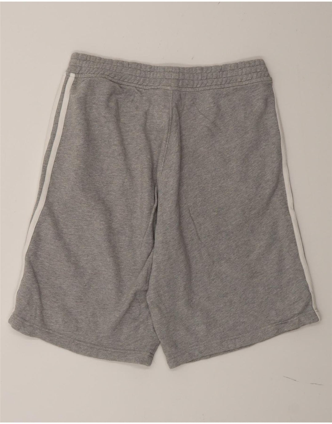 Adidas Short de Sport Homme Gris Moyen Coton