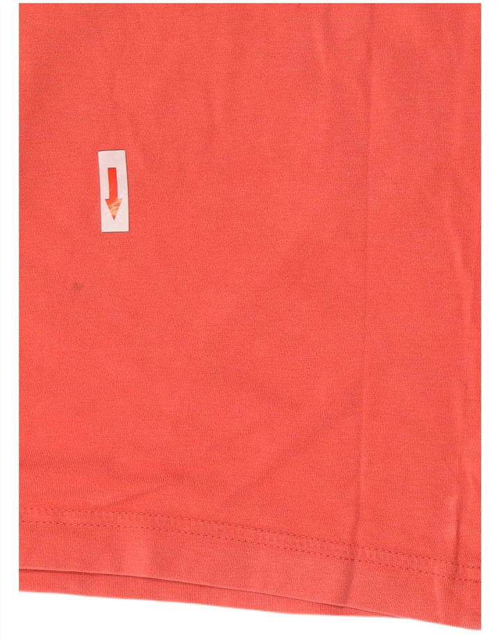 Hugo Boss Haut T-Shirt Graphique Homme Rose Moyen Coton