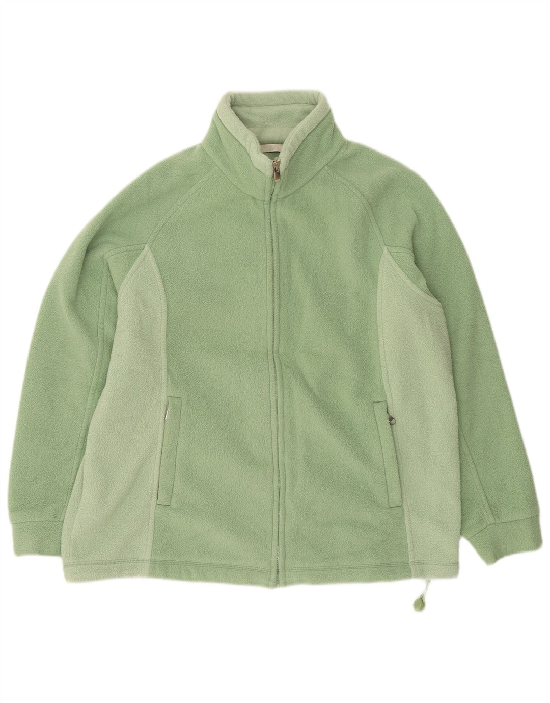 Marks & Spencer Veste polaire pour femme UK 14 Large Vert Colourblock
