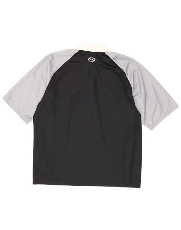 Adidas Polo Homme Grand Noir Colorblock Polyester