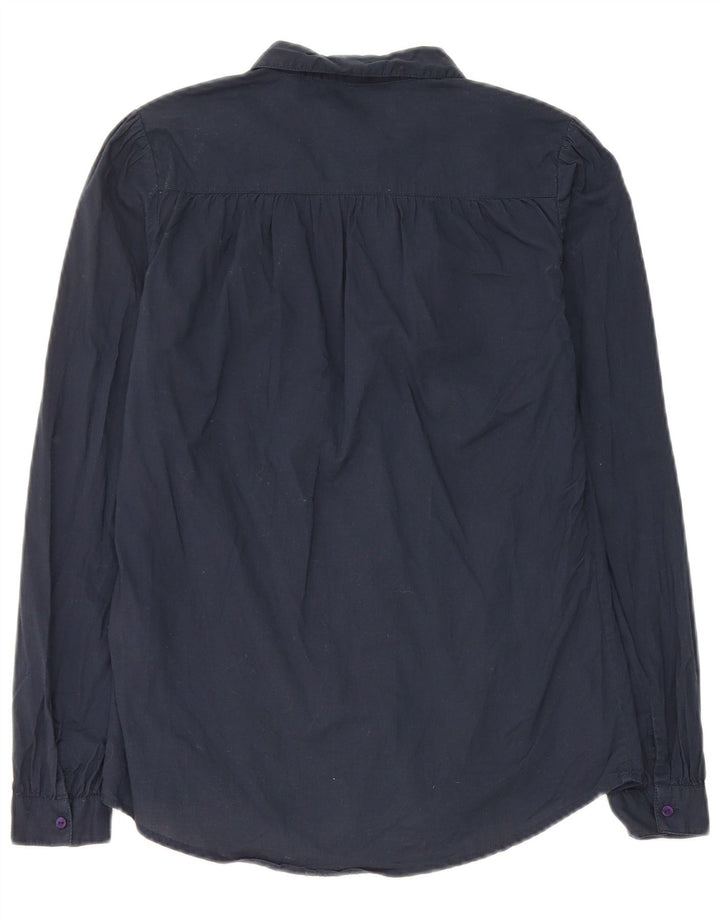Jack Wills Chemise Femme UK 8 Small Bleu Marine Coton