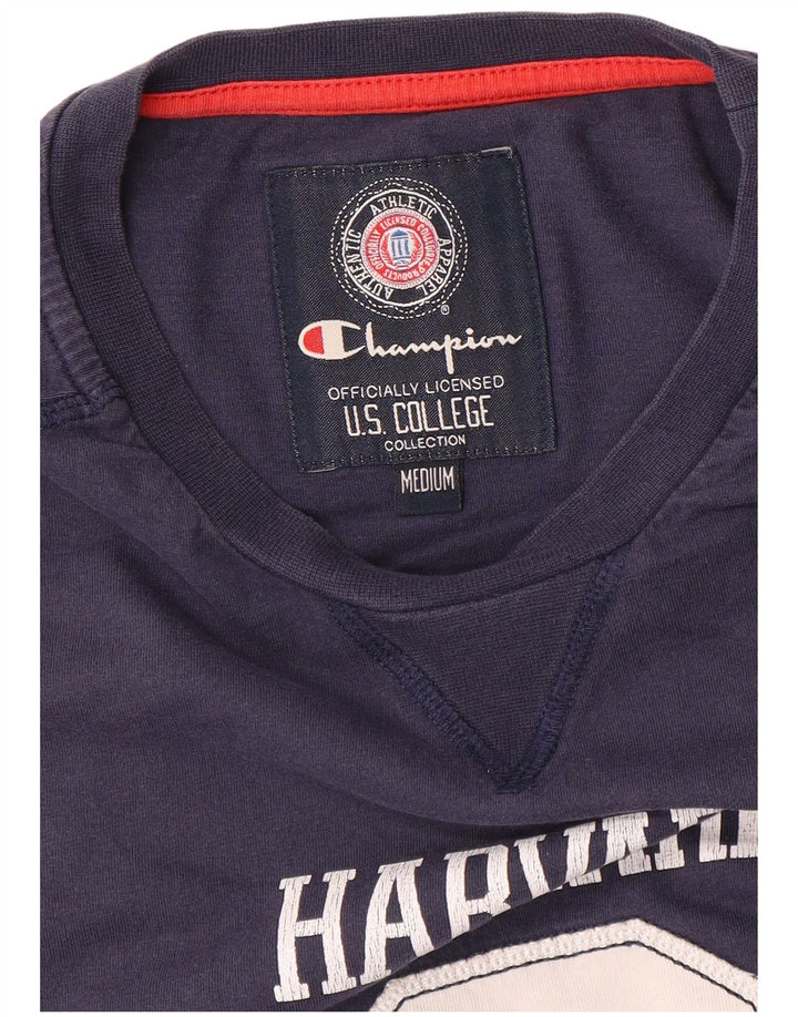 Champion T-Shirt Harvard Graphic Homme Bleu Marine Moyen