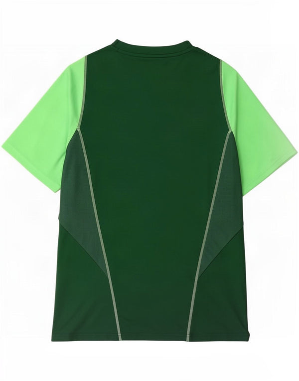 Adidas Hommes Aeroready Slim Fit T-Shirt Top Large Vert Colorblock