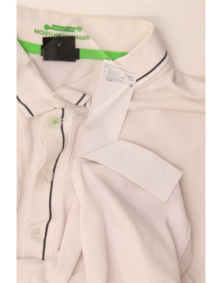 Hugo Boss Homme Polo Petit Blanc Coton