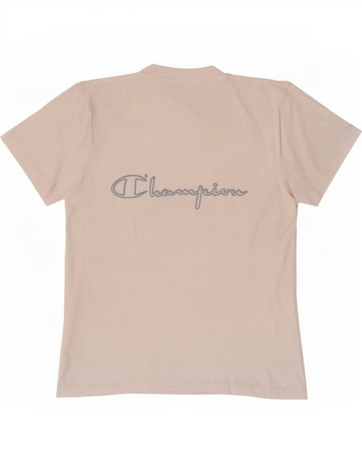 Champion T-Shirt Graphique Homme Petit Blanc Coton