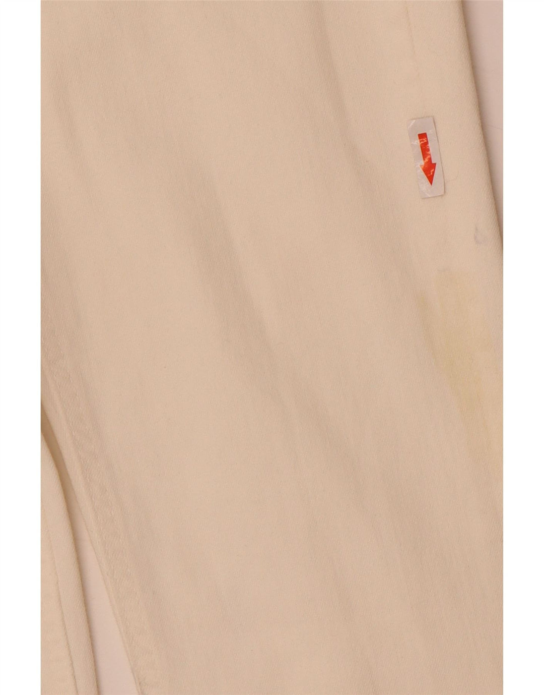 Zara Jean évasé femme EU 34 2XS W24 L32 coton blanc