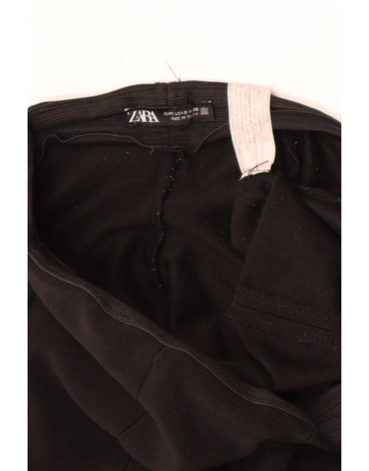 Zara Femme Leggings Petit Noir Polyester