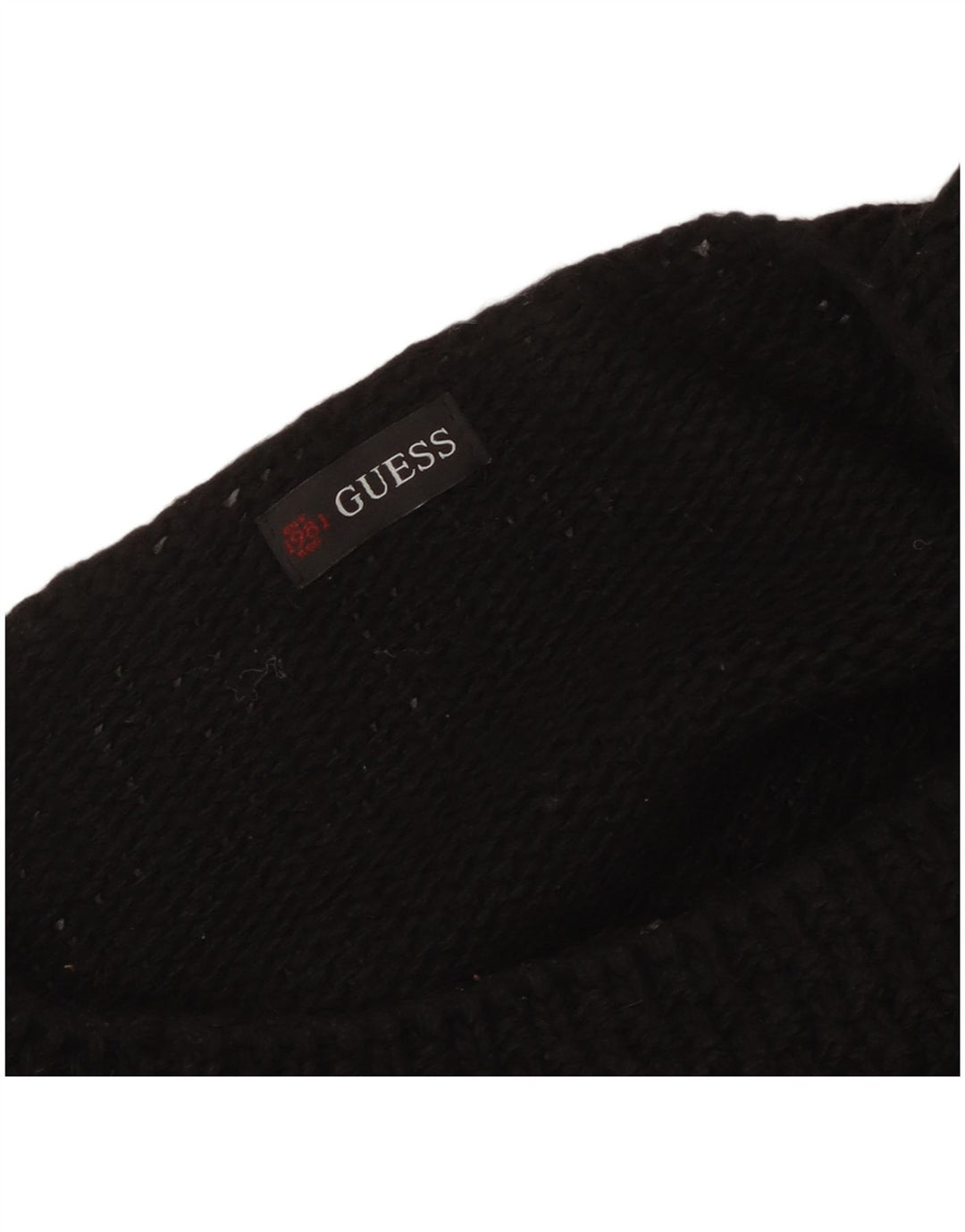 Guess Pull col bateau pour femme UK 12 Noir moyen