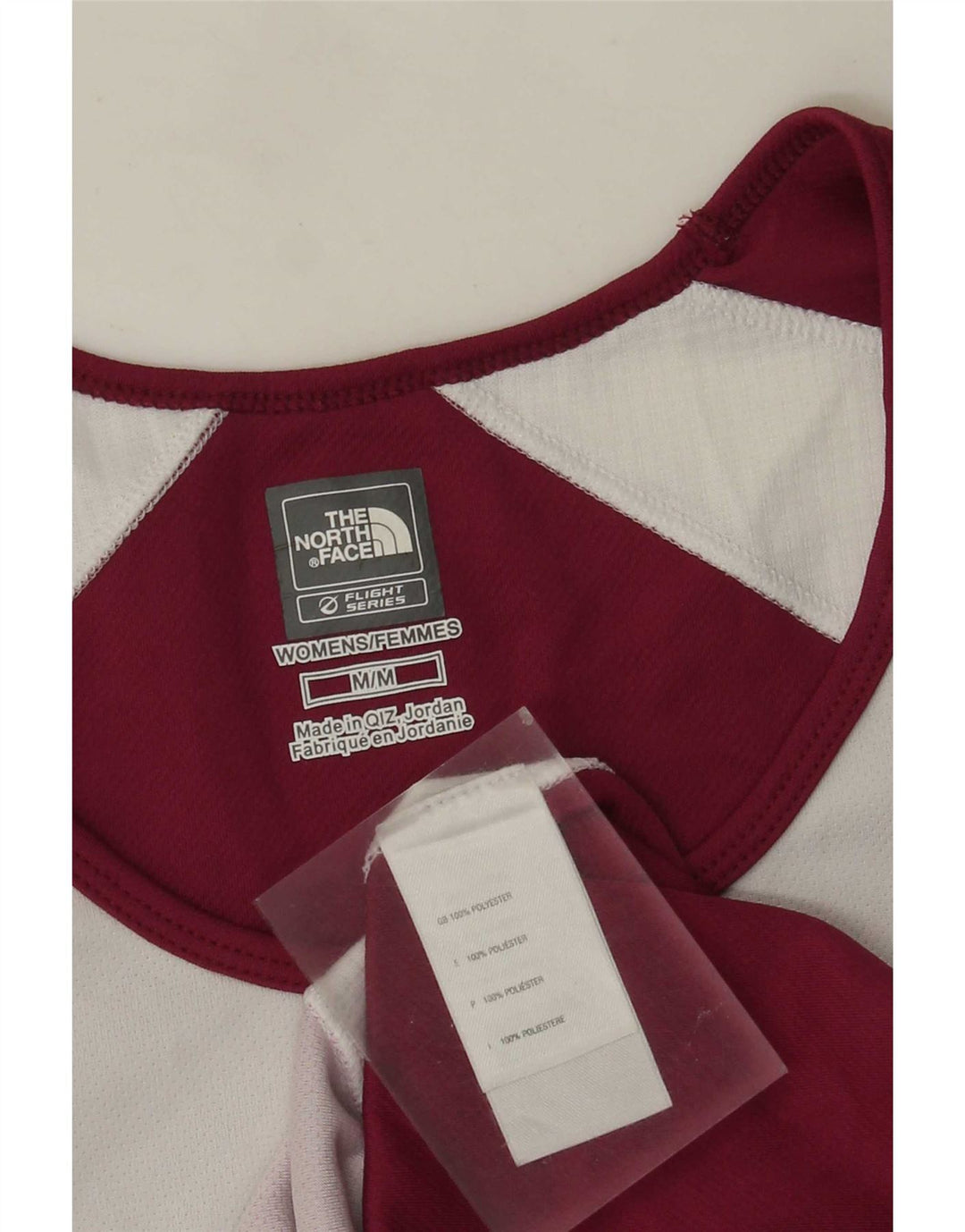 The North Face Débardeur pour femme UK 12 Polyester color block bordeaux moyen