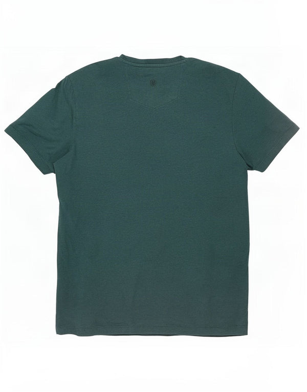 Fat Face T-Shirt Graphique Homme Haut Large Vert Coton