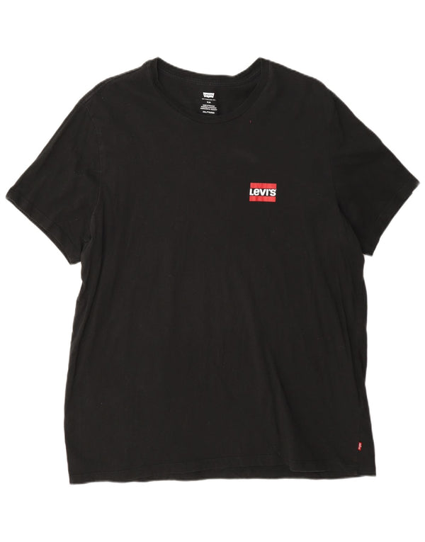 Levi's T-Shirt Slim Fit Graphic Homme 2XL Noir Coton