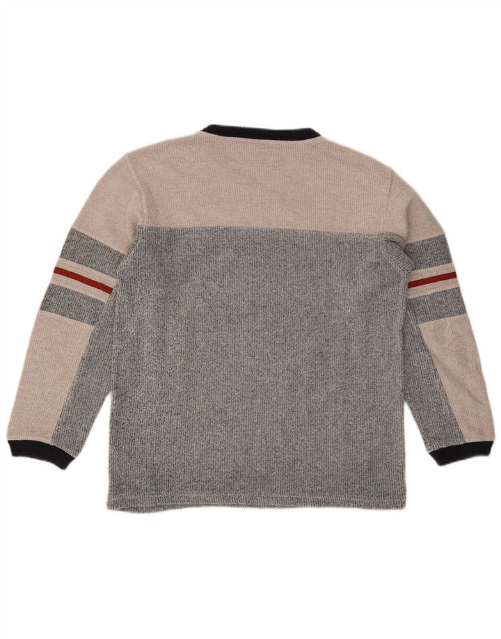 Fila Sweat-Shirt Garçon 13-14 Ans Large Gris Colorblock