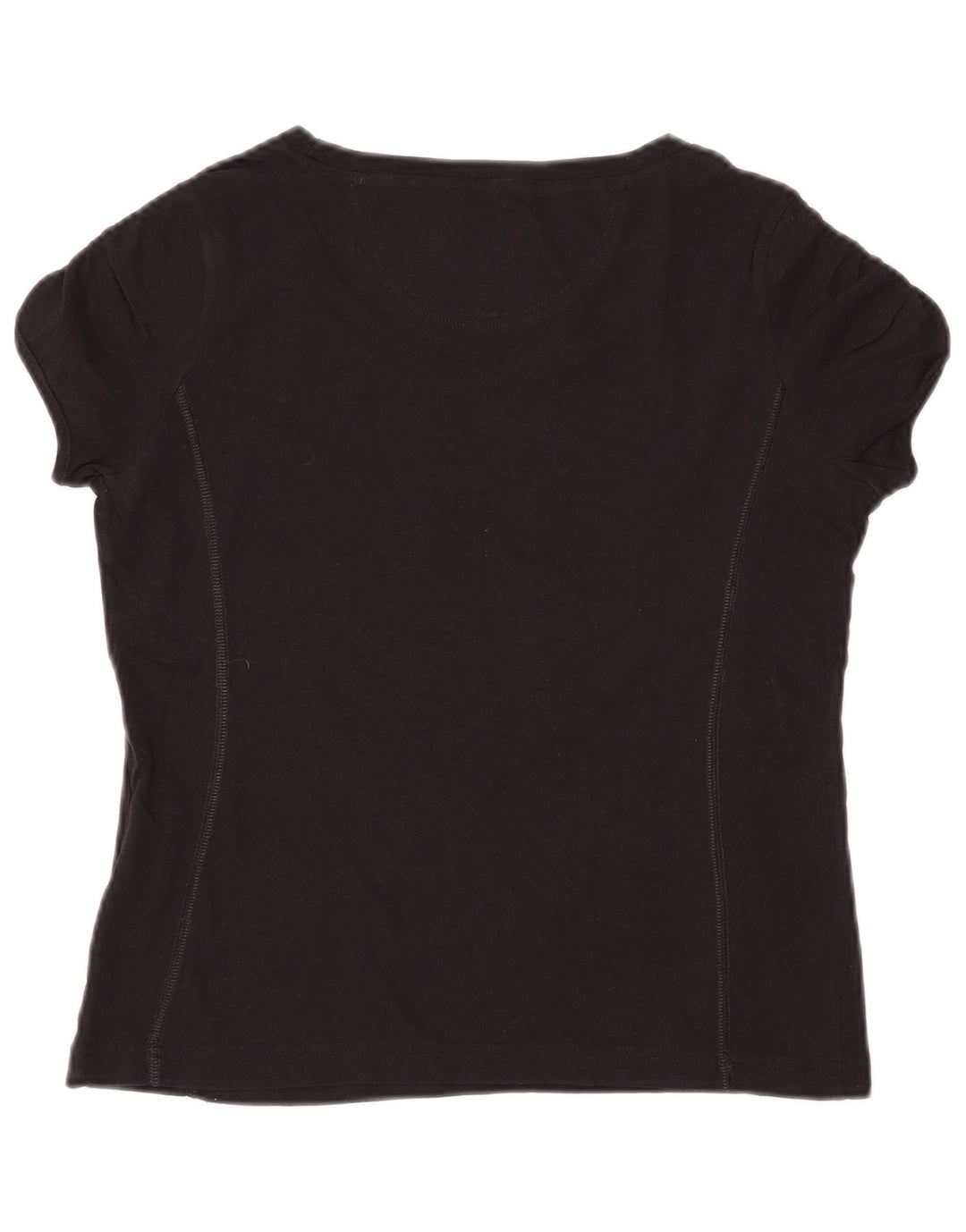 CHAMPION T-shirt graphique Heritage Classics pour femme UK 12 Noir moyen