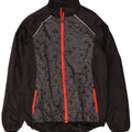 Crivit Veste de Pluie Homme UK 46/48 XL Noir Géométrique Polyester