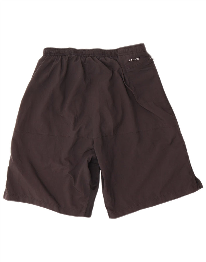 Short de sport Nike Dri Fit pour hommes, petit, noir, polyester