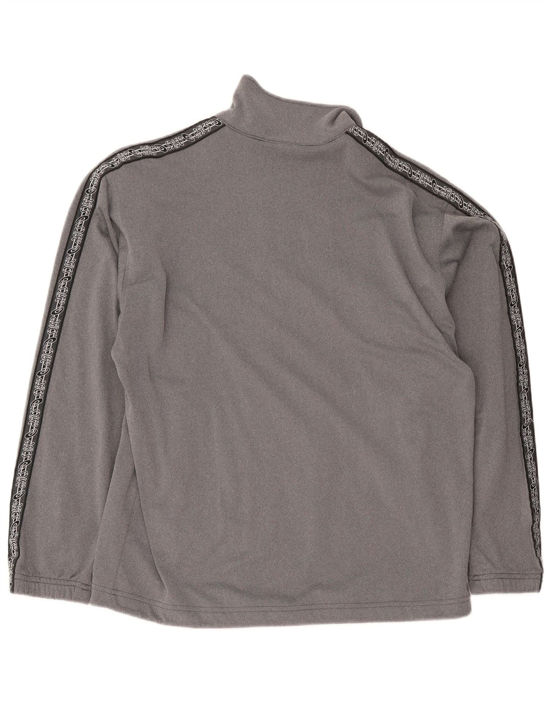 Asics Veste de survêtement graphique pour hommes, petit gris