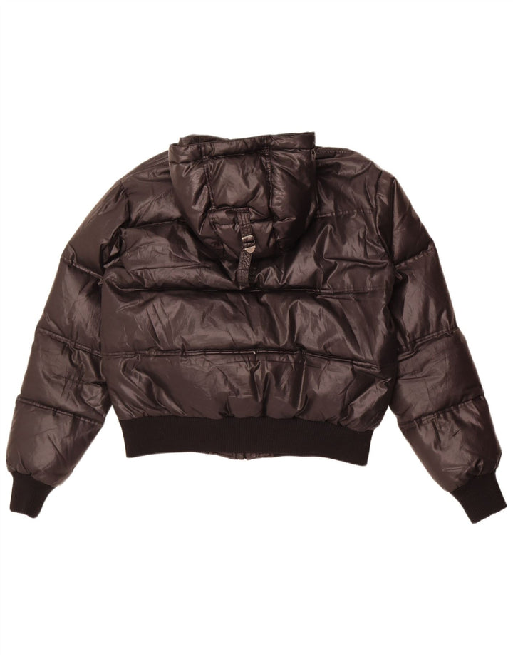 Bomb Boogie Veste matelassée à capuche pour homme UK 40 Large Noir Polyester