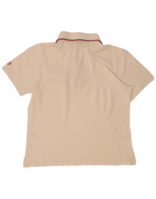 Sergio Tacchini Polo Homme EU 48 Coton Blanc Moyen