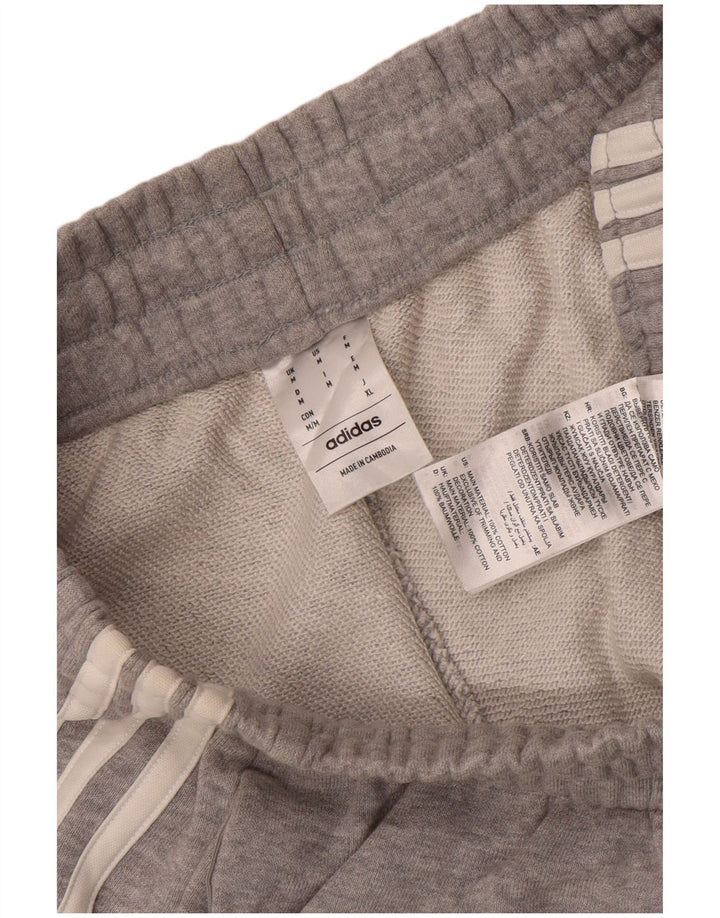 Adidas Short de sport pour femme UK 14 Coton gris moyen