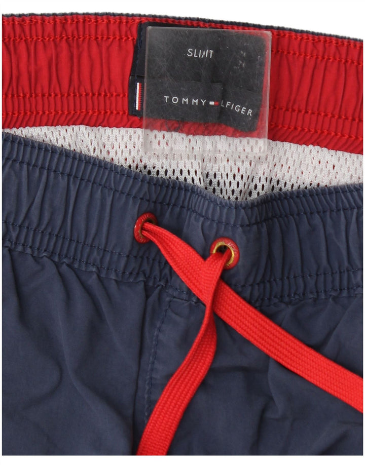 Tommy Hilfiger Short de Bain Slim Fit Homme Bleu Moyen Colorblock