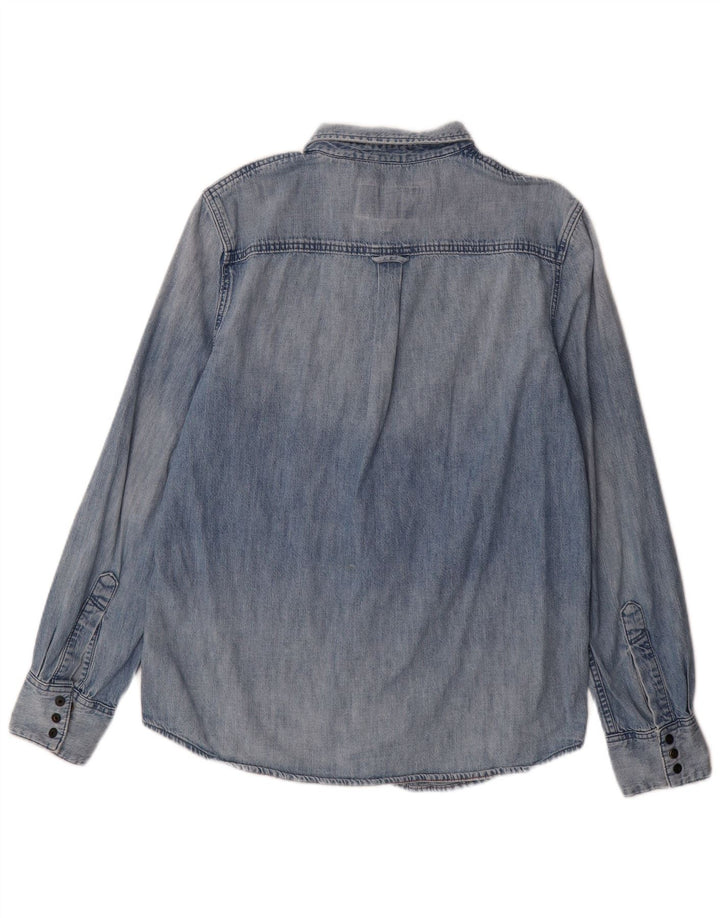 Superdry Chemise En Jean XL Bleu Coton Homme