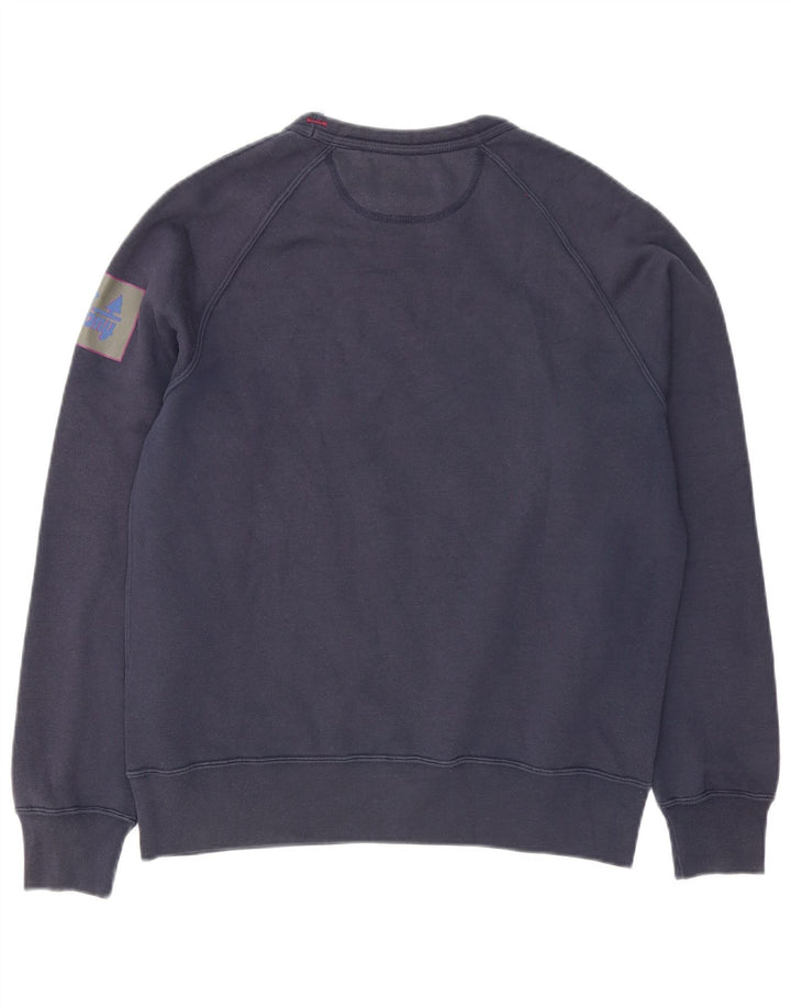 Best Company Sweat-Shirt Graphique Homme Bleu Marine Moyen Polyester