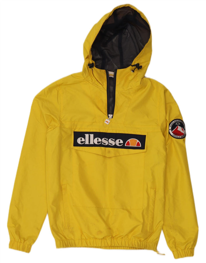 ELLESI Veste Anorak à capuche graphique pour femme UK 14 Jaune moyen Polyester