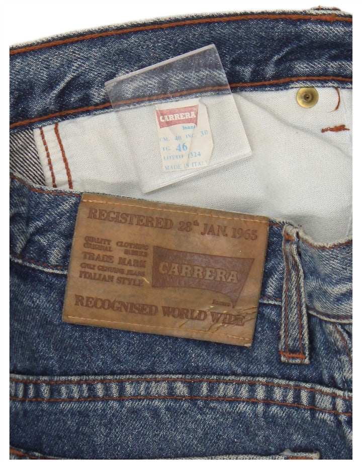 Carrera Jeans Slim Homme IT 46 Small W26 L32 Bleu Coton