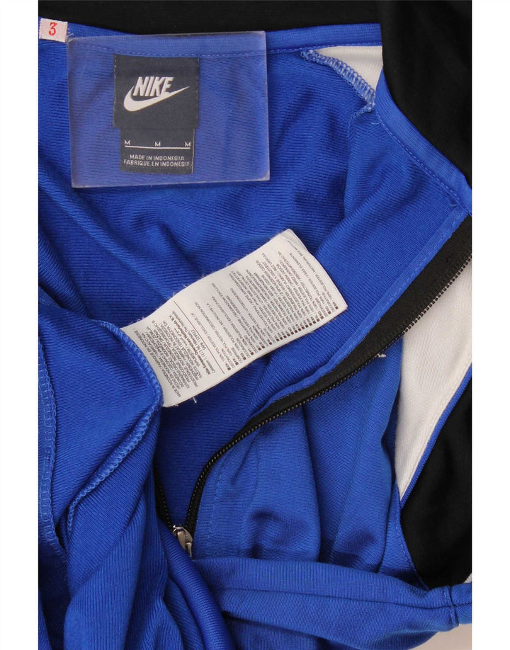 Veste de survêtement Nike pour homme en polyester color block bleu moyen