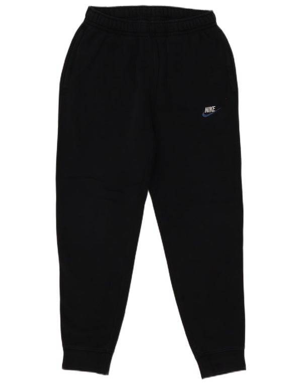 Nike Mens Tracksuit Trousers Joggers Small Black Cotton