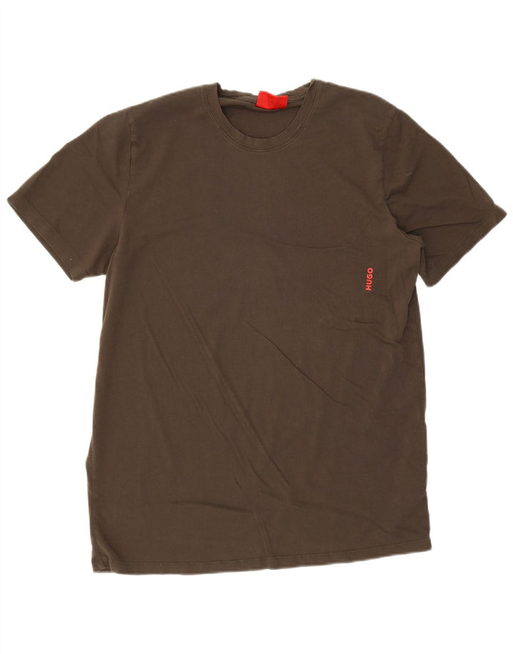 Hugo Boss T-Shirt Homme Top XL Gris Coton