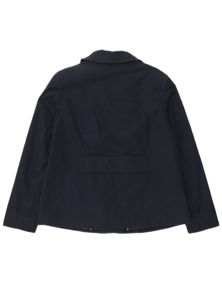 Marks & Spencer Caban pour femme UK 10 Petit coton bleu marine
