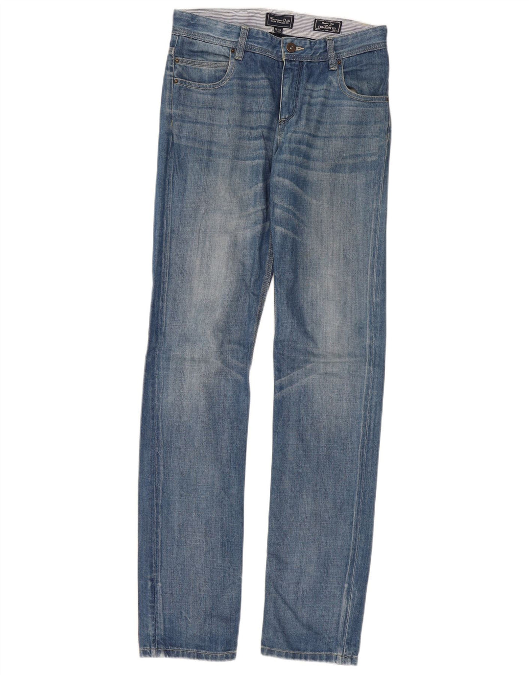 Massimo Dutti Jean droit pour garçon 13-14 ans W30 L34 Bleu